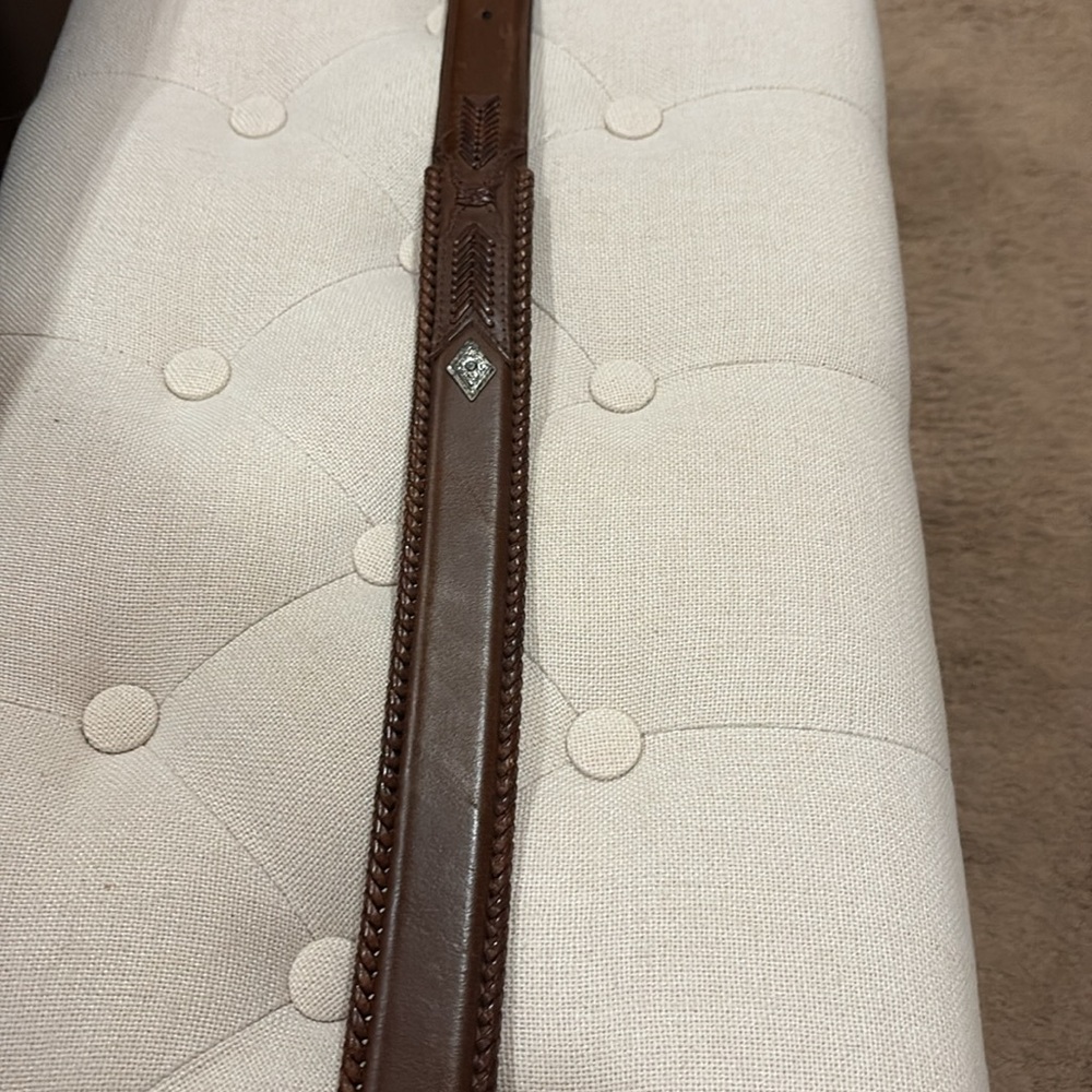 Justin Mens Fenced In Western Belt Size 36 - Picture 7 of 7